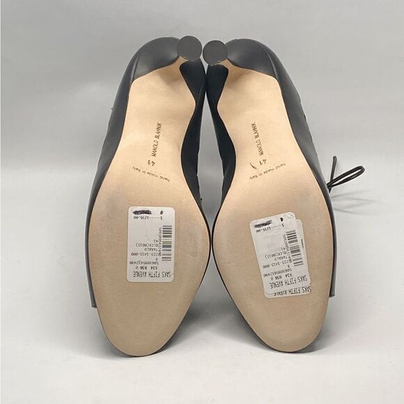 Manolo Blahnik Taralo 90MM Leather Booties size 41 - Picture 13 of 14